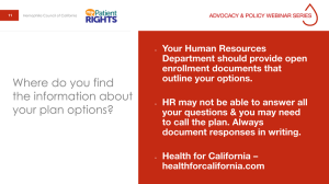 Clip: Tips for Searching a Health Plan for What You Need