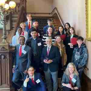 Future Leaders and Senator Portantino, HCC Legislator of the Year
