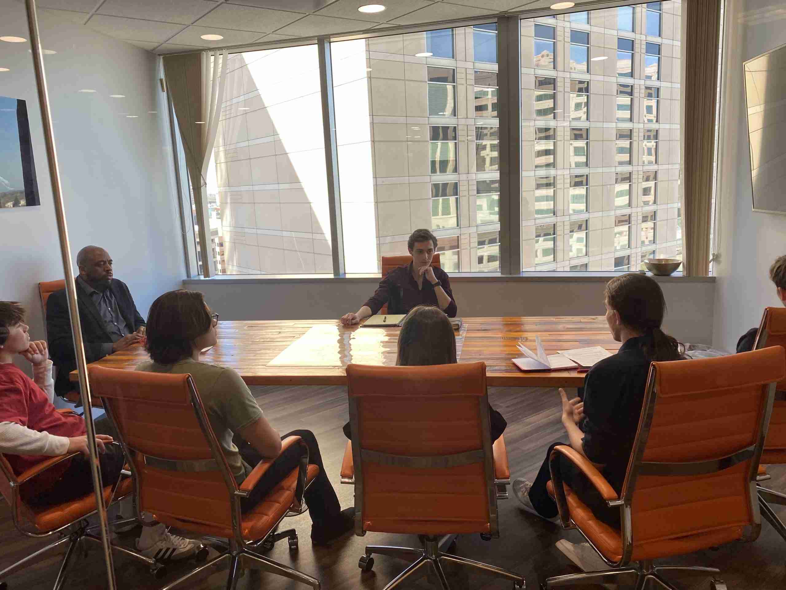Future Leader mock legislative visit