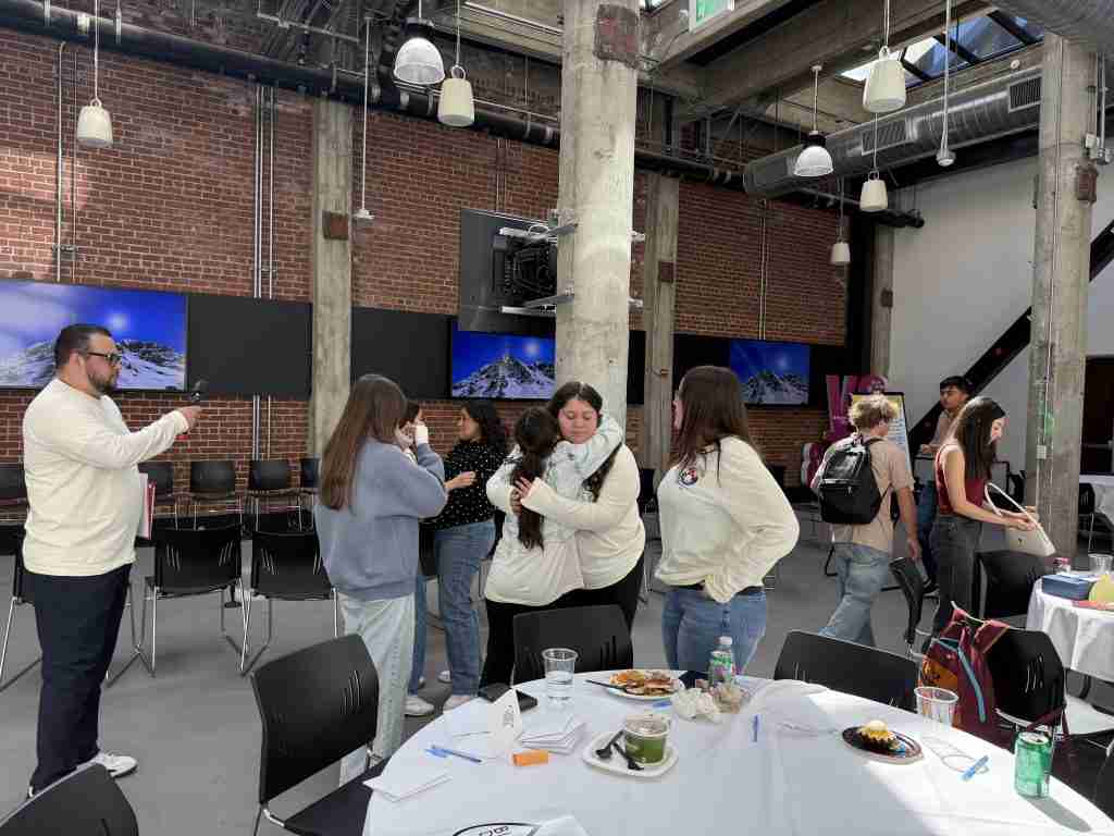 Future Leader goodbyes on final day