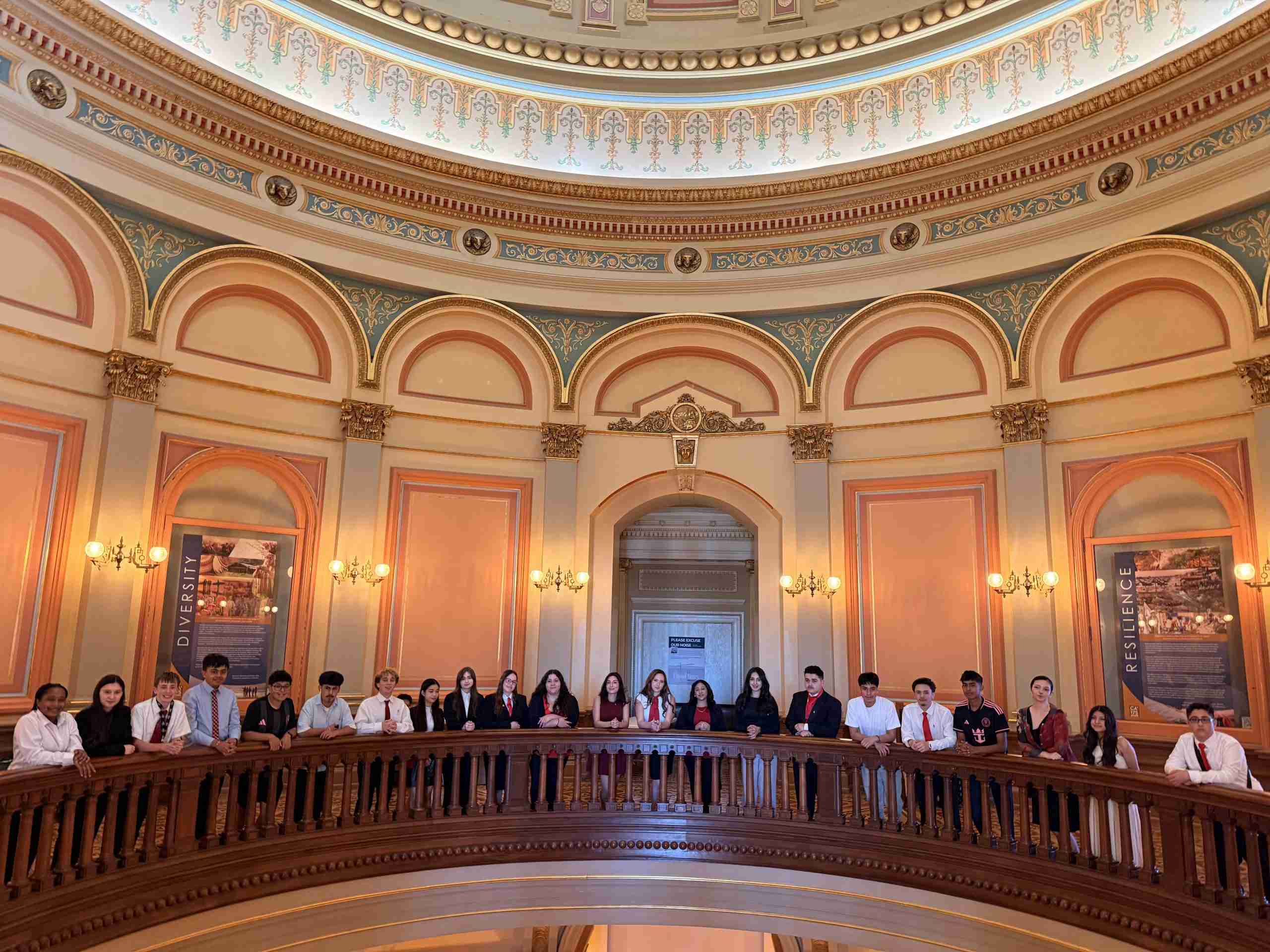 Future Leaders at Capitol Dome.