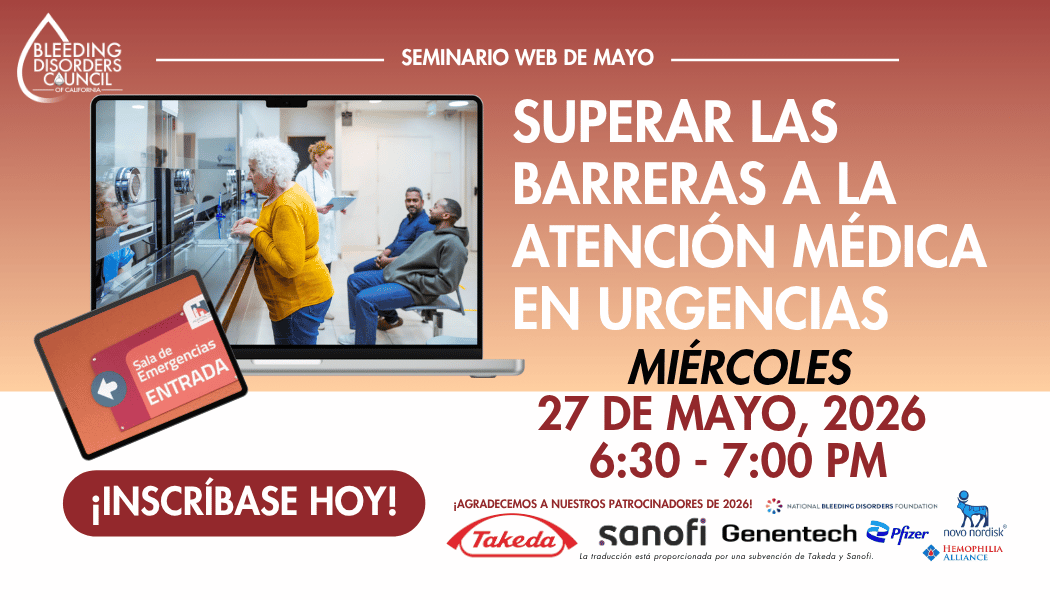 Spanish ER barriers webinar graphic