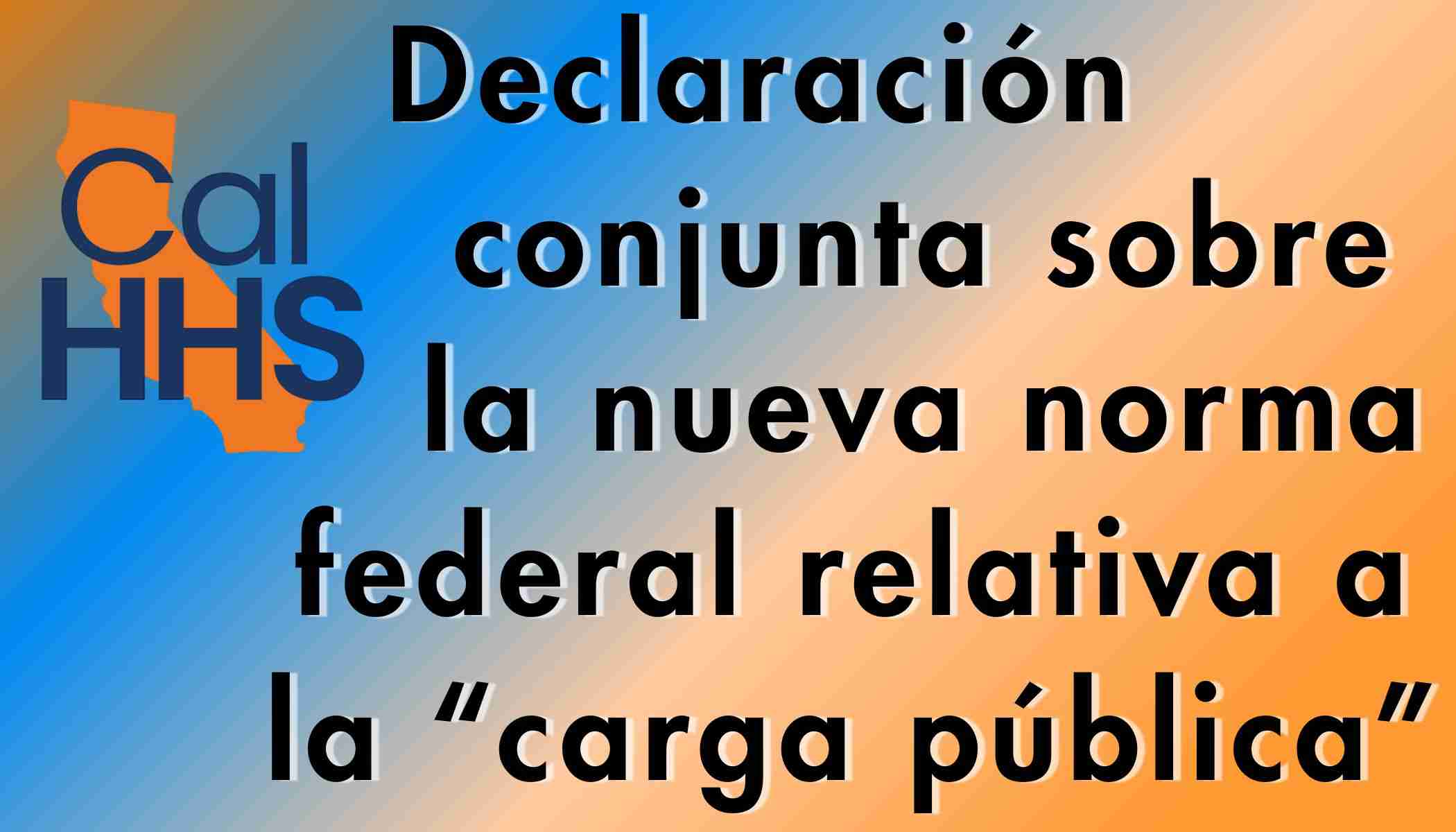 Gráfica acerca de la norma de 'carga pública'